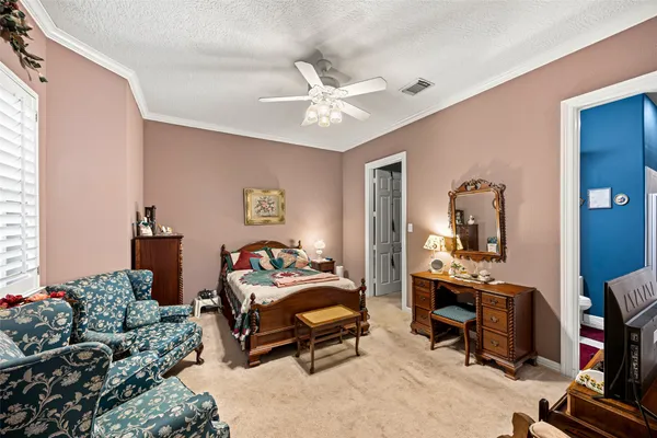 a view of a backyard of the house