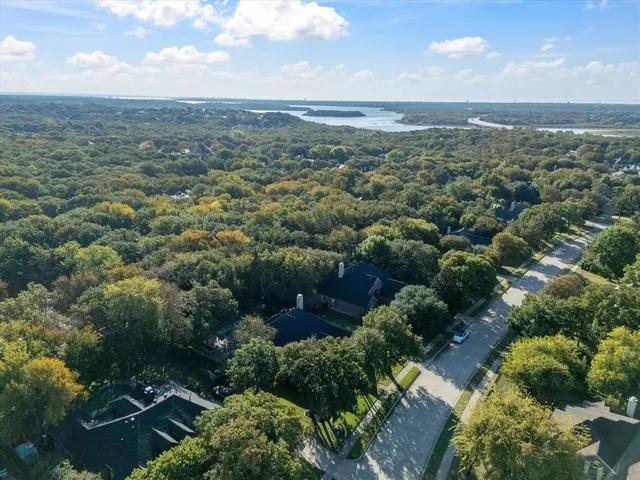 a view of backyard with green space