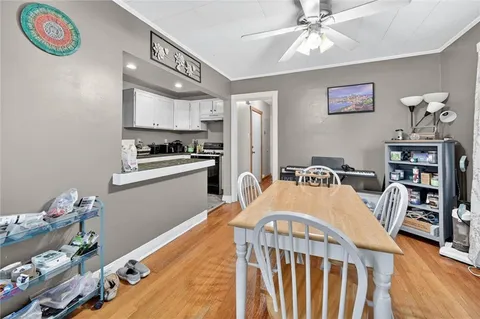 a very nice looking room with a large window