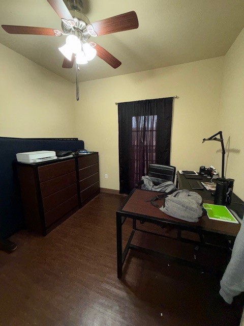 2410 2nd Street South, Unit 416 Waco, TX 76706 - Photo 36 of 40 a room with furniture and a chandelier fan