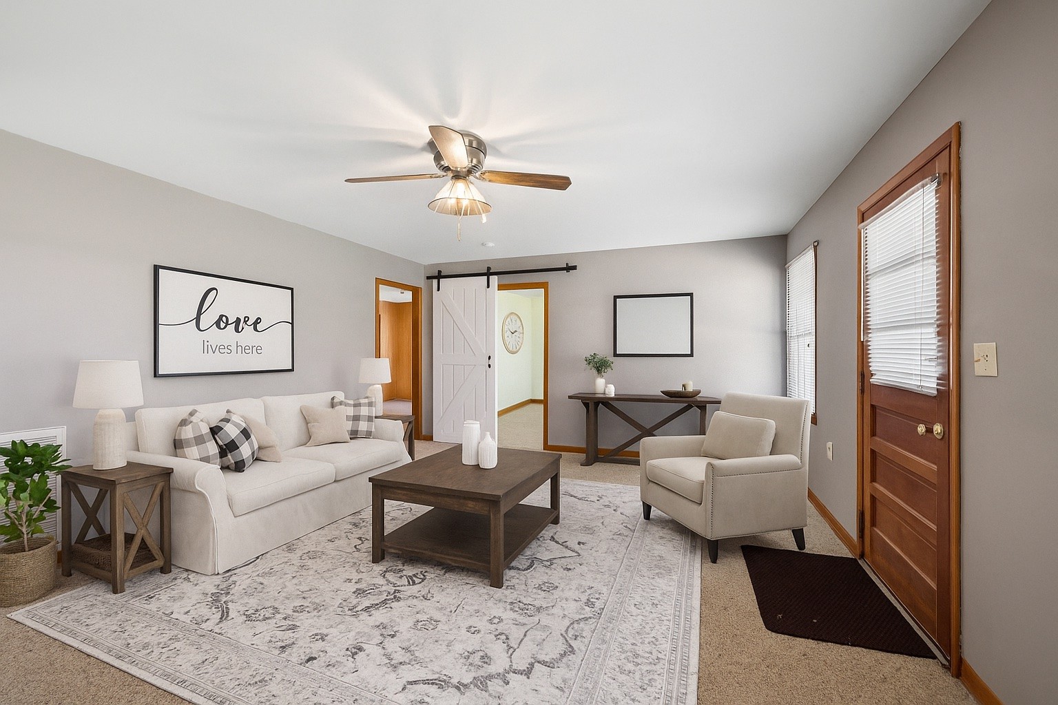 204 Canaan Road Mount Pleasant, TN 38474 - Photo 4 of 49 a living room with furniture and a large window