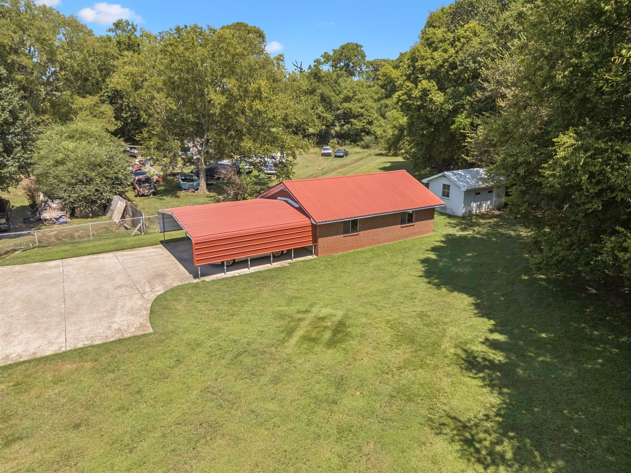 204 Canaan Road Mount Pleasant, TN 38474 - Photo 47 of 49 a view of a yard with an outdoor space