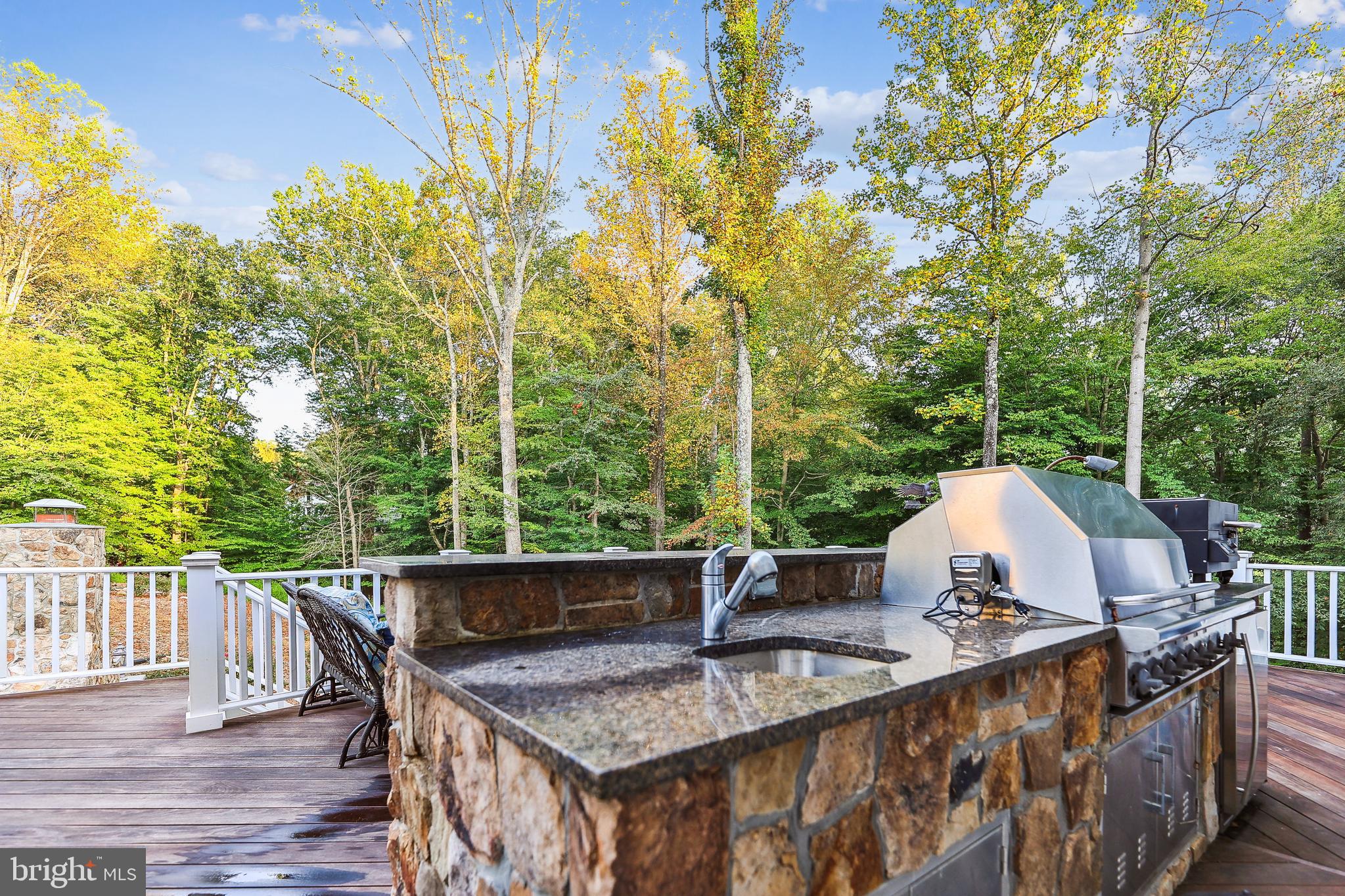 12792 Yates Ford Road Clifton, VA 20124 - Photo 104 of 117 Outdoor Kitchen for Entertaining or Casual Dining.