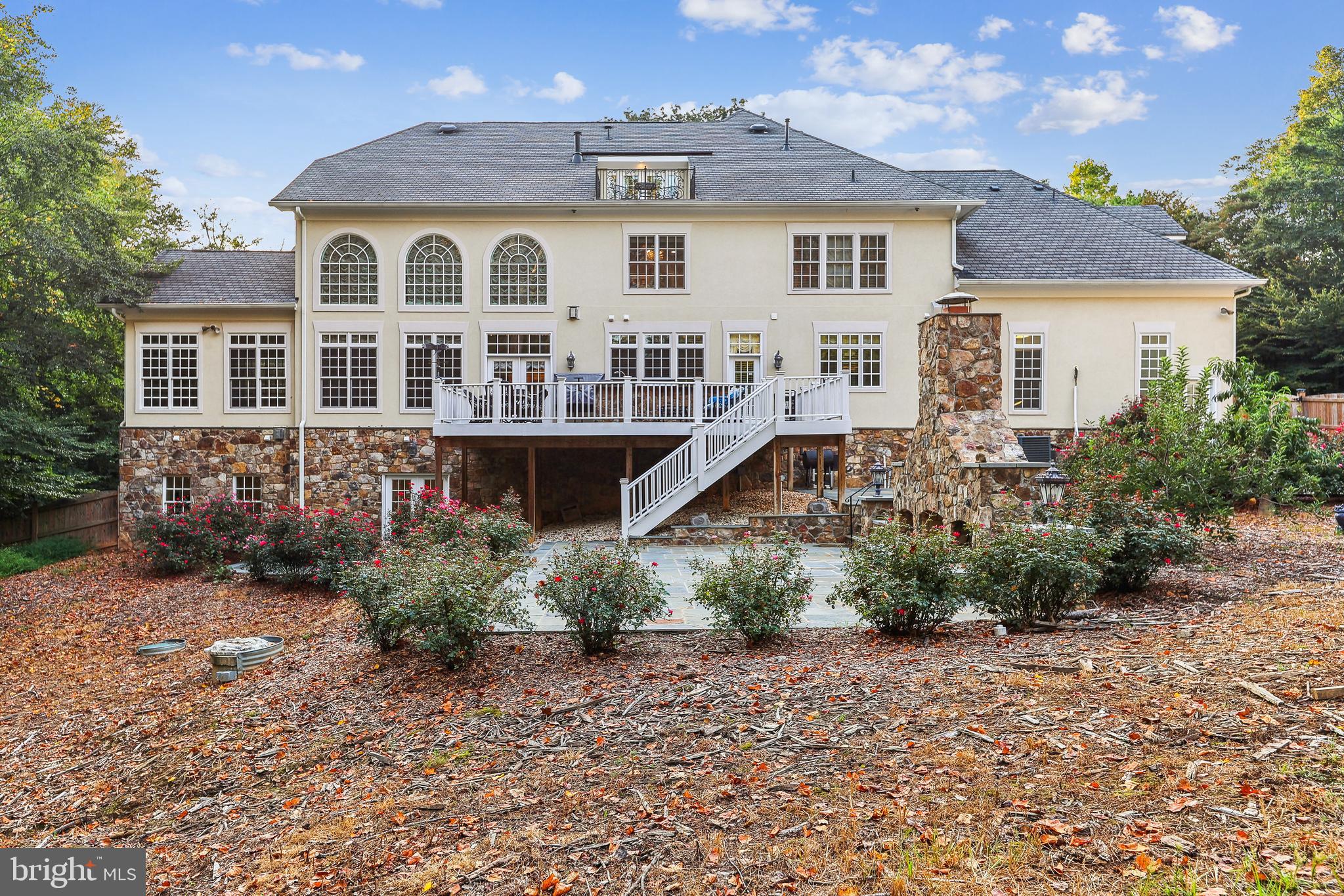 12792 Yates Ford Road Clifton, VA 20124 - Photo 105 of 117 Back Elevation of Impressive Home.