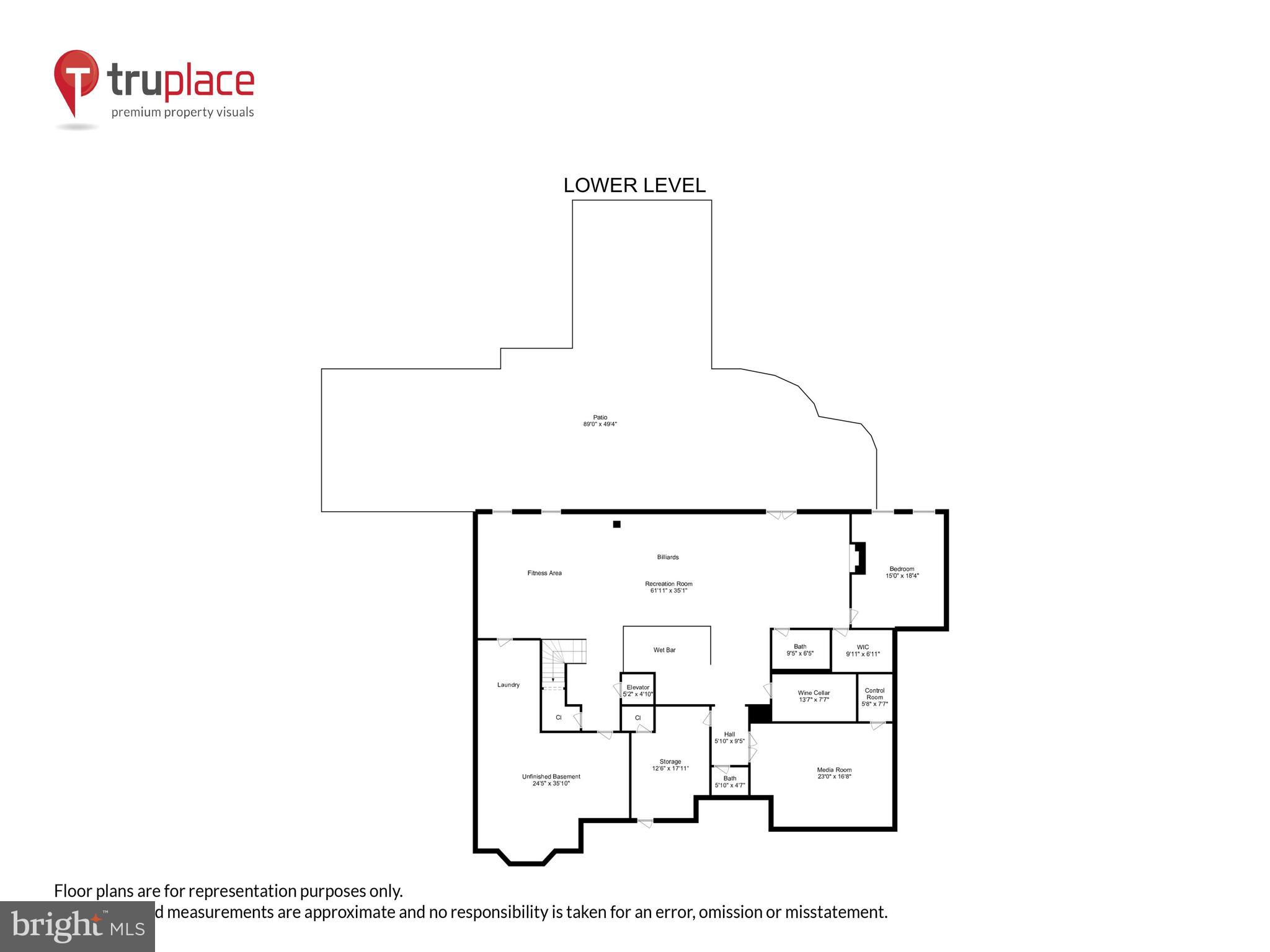 12792 Yates Ford Road Clifton, VA 20124 - Photo 116 of 117 Floor Plan - Main Residence - Lower Level