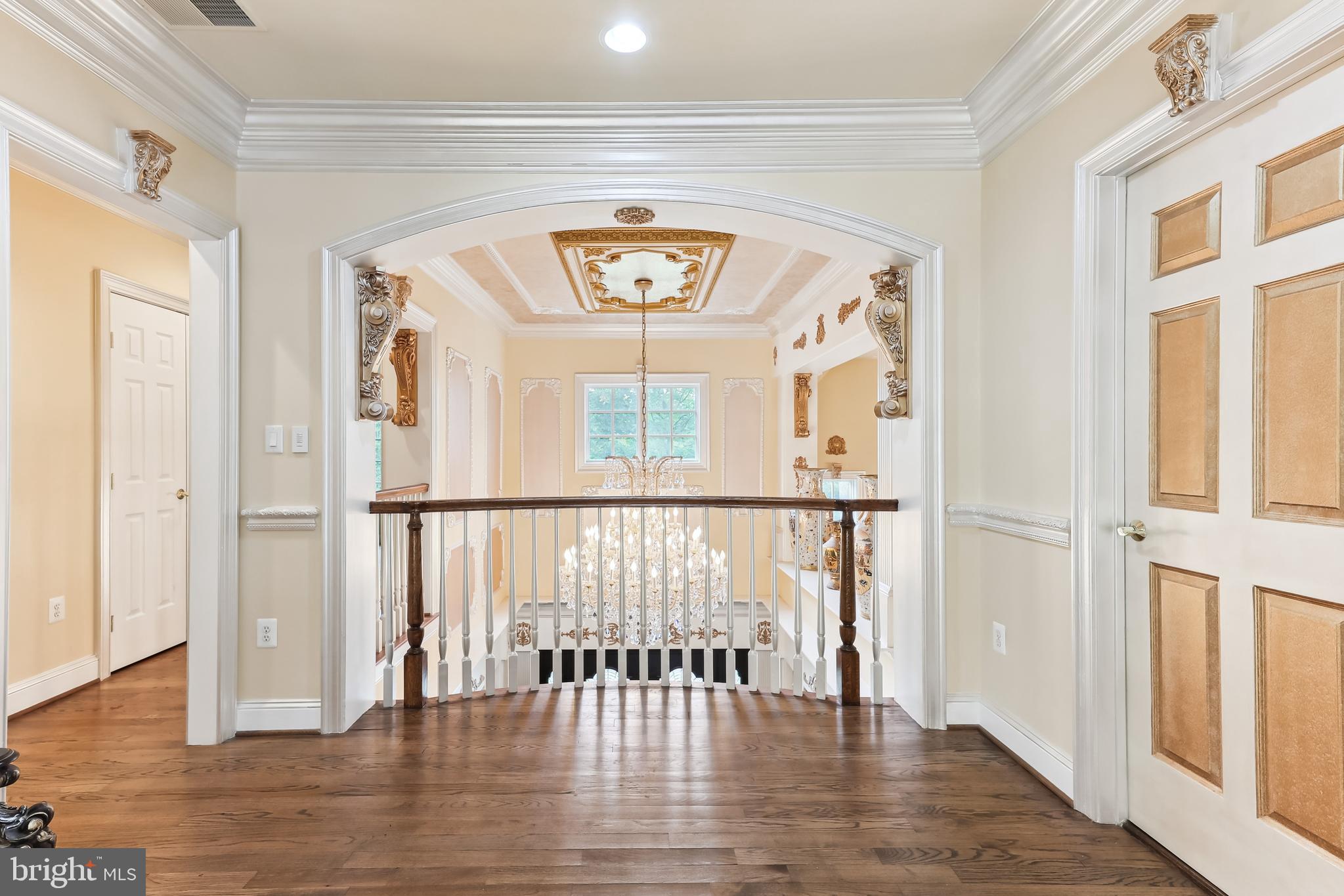 12792 Yates Ford Road Clifton, VA 20124 - Photo 53 of 117 Walkway to Bedroom Wing & Overlook to Grand Foyer.