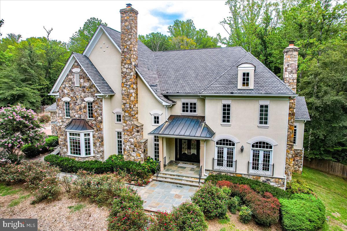 12792 Yates Ford Road Clifton, VA 20124 - Photo 6 of 117 Impressive Front Elevation with Stone Accents.