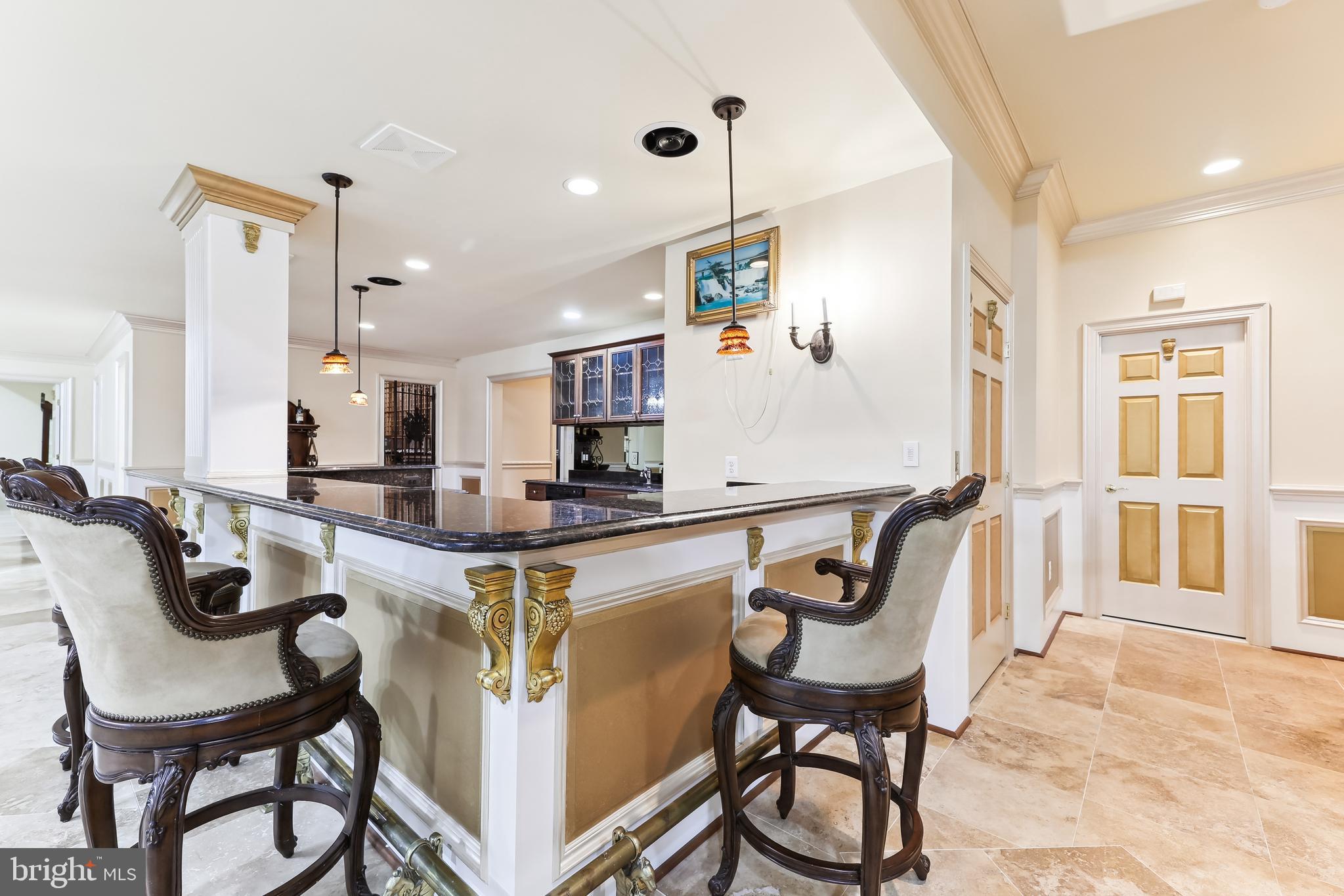 12792 Yates Ford Road Clifton, VA 20124 - Photo 71 of 117 Bar/Kitchenette with Access to Wine Room.