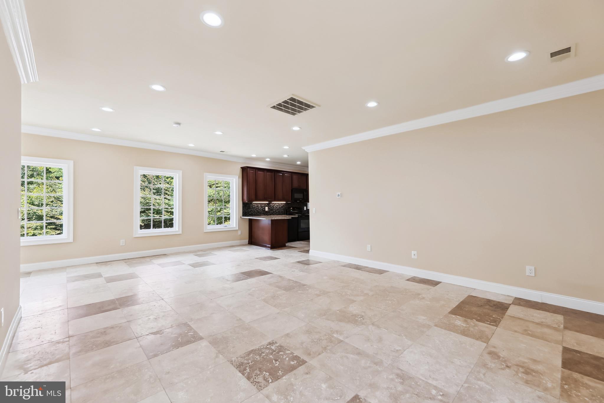 12792 Yates Ford Road Clifton, VA 20124 - Photo 88 of 117 Apartment Living/Dining Room, Travertine Floors.