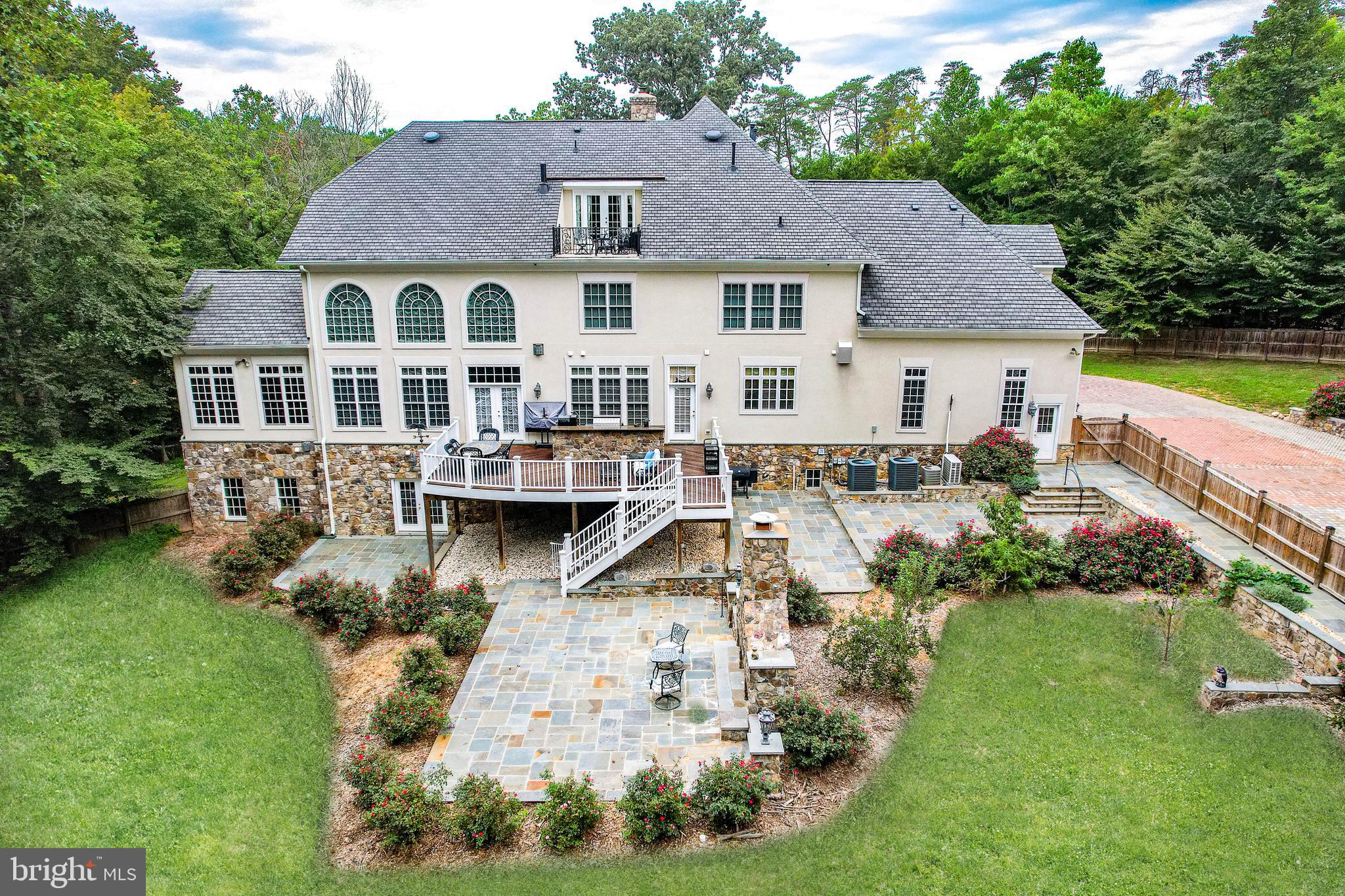 12792 Yates Ford Road Clifton, VA 20124 - Photo 9 of 117 Back Elevation of Home - Wonderful Outdoor Space.