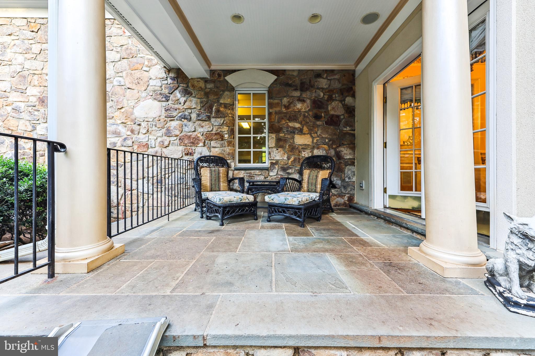 12792 Yates Ford Road Clifton, VA 20124 - Photo 100 of 117 Front Slate Patio off the Dining Room.