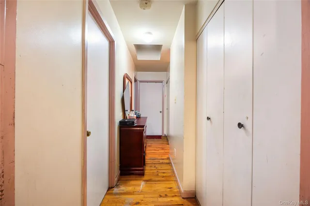 a view of a hallway with interior of the house