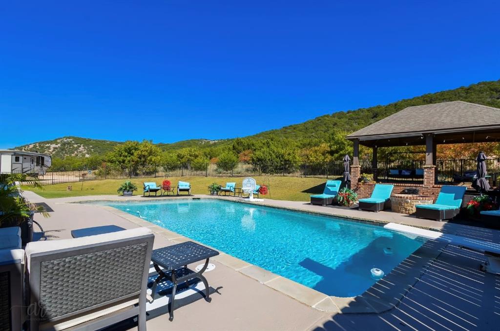 2457 Highway 83 Tuscola, TX 79562 - Photo 34 of 40 a view of a swimming pool with a patio