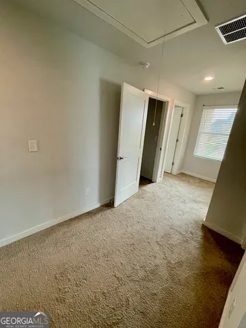 a view of empty room