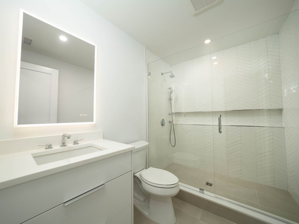 21 Cavanaugh Path Newton, MA 02459 - Photo 26 of 30 a bathroom with a sink a toilet and shower