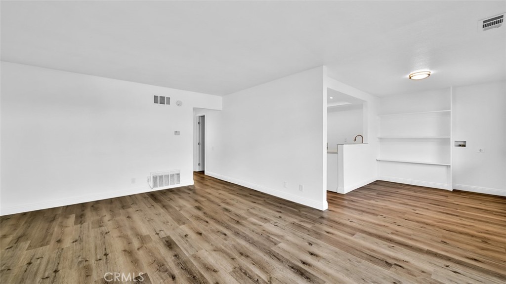 wooden floor in an empty room