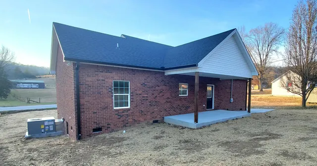 a front view of a sink and window