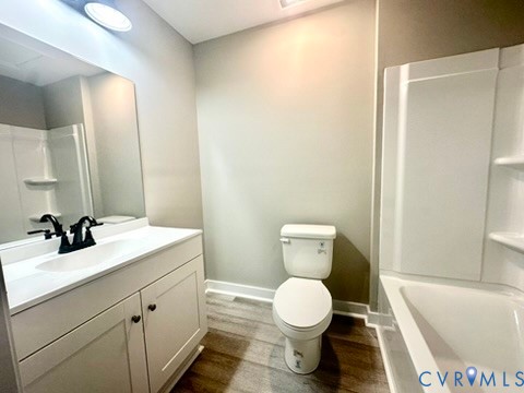 205 Hardtimes Road Farmville, VA 23901 - Photo 33 of 34 Bathroom featuring a white vanity with integrated