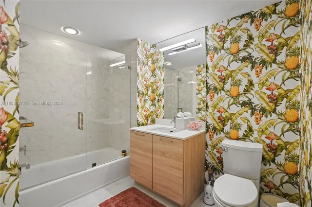 a view of a balcony with city view