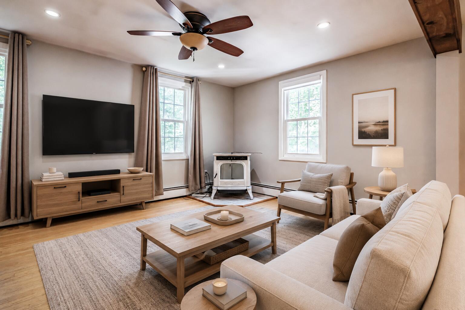 262 Holmes Road Scarborough, ME 04074 - Photo 22 of 61 262 Holmes - virtually staged living roo