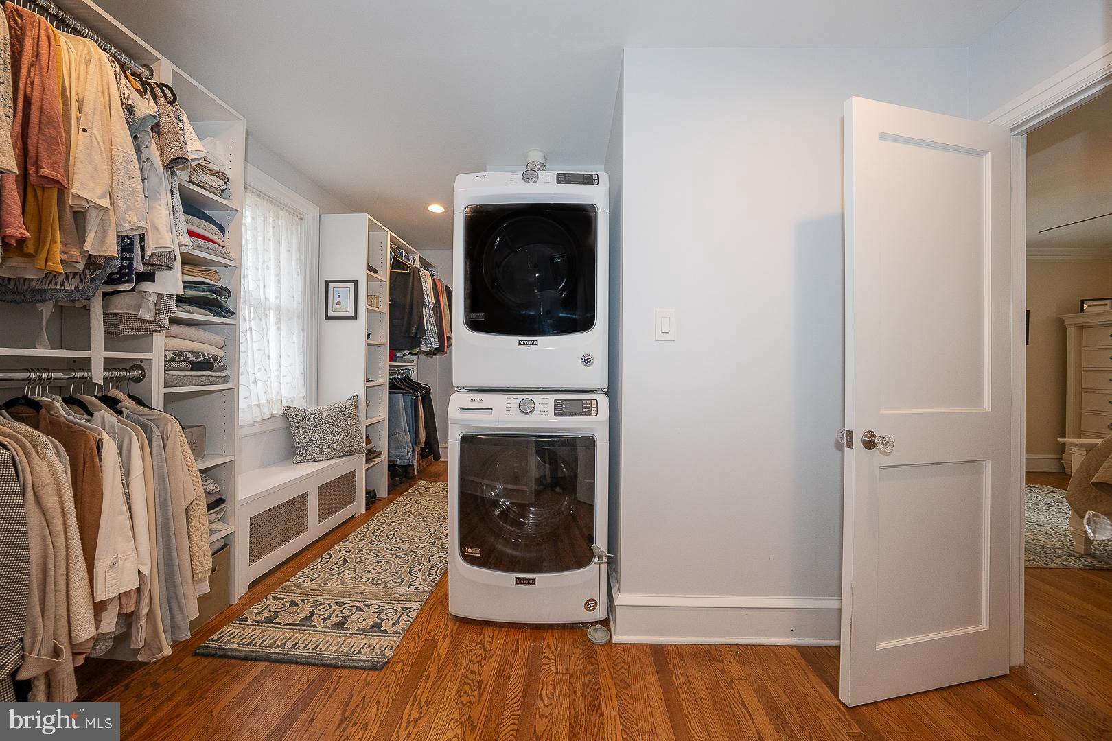 361 Summit Road Springfield, PA 19064 - Photo 28 of 42 a view of a hallway with washer and dryer