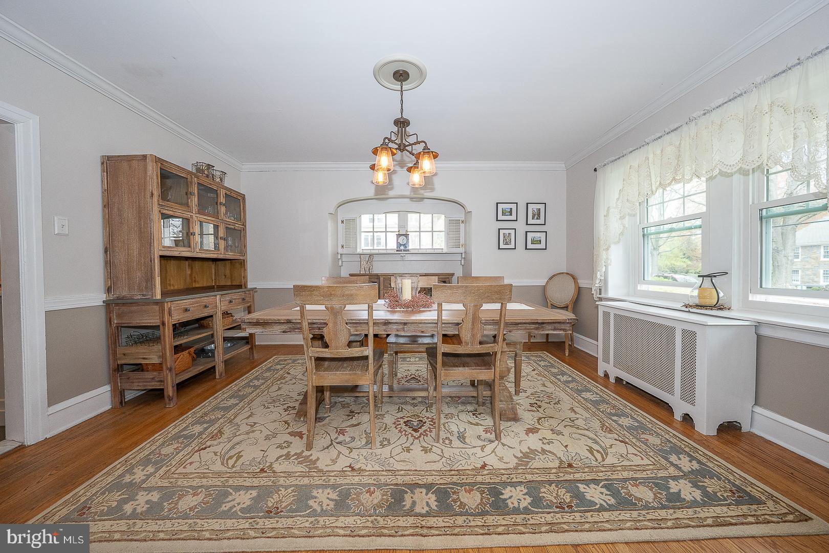 361 Summit Road Springfield, PA 19064 - Photo 7 of 42 a view of a dining room with furniture window and wooden floor