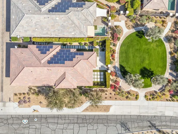 a view of a house with a big yard