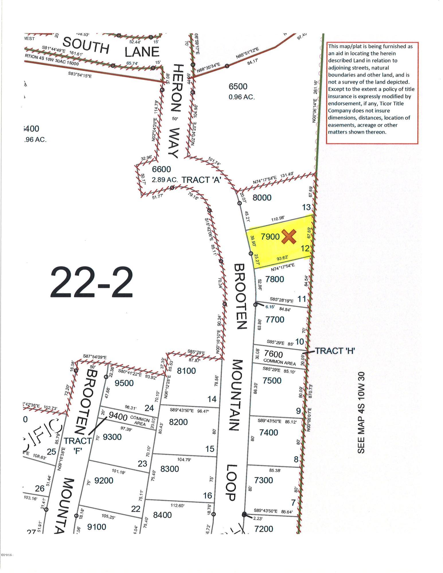 Lot 12 Brooten Mountain Road Pacific City, OR 97135 - Photo 3 of 10 Lot 12 Plat Map