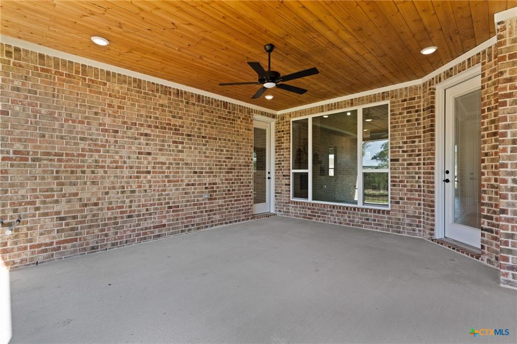 4237 Cold Springs Road Kempner, TX 76539 - Photo 30 of 33 View of patio with a ceiling fan