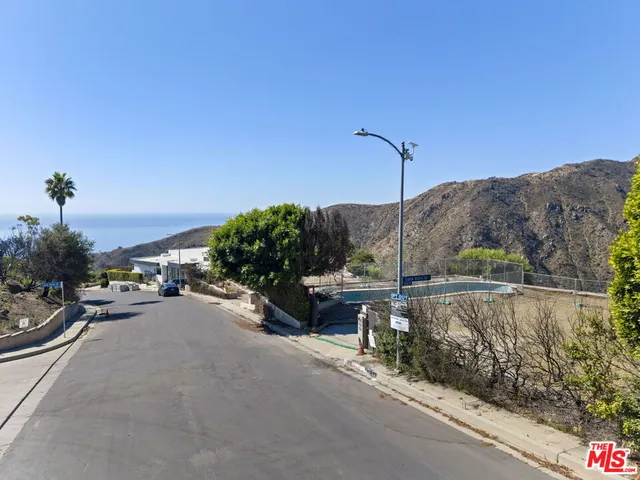 a view of a terrace with a bench