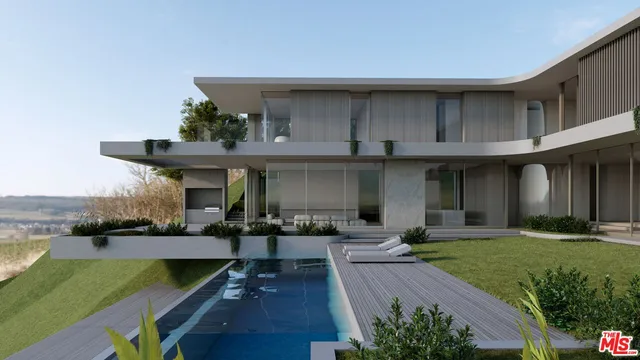 front view of a brick house with a yard