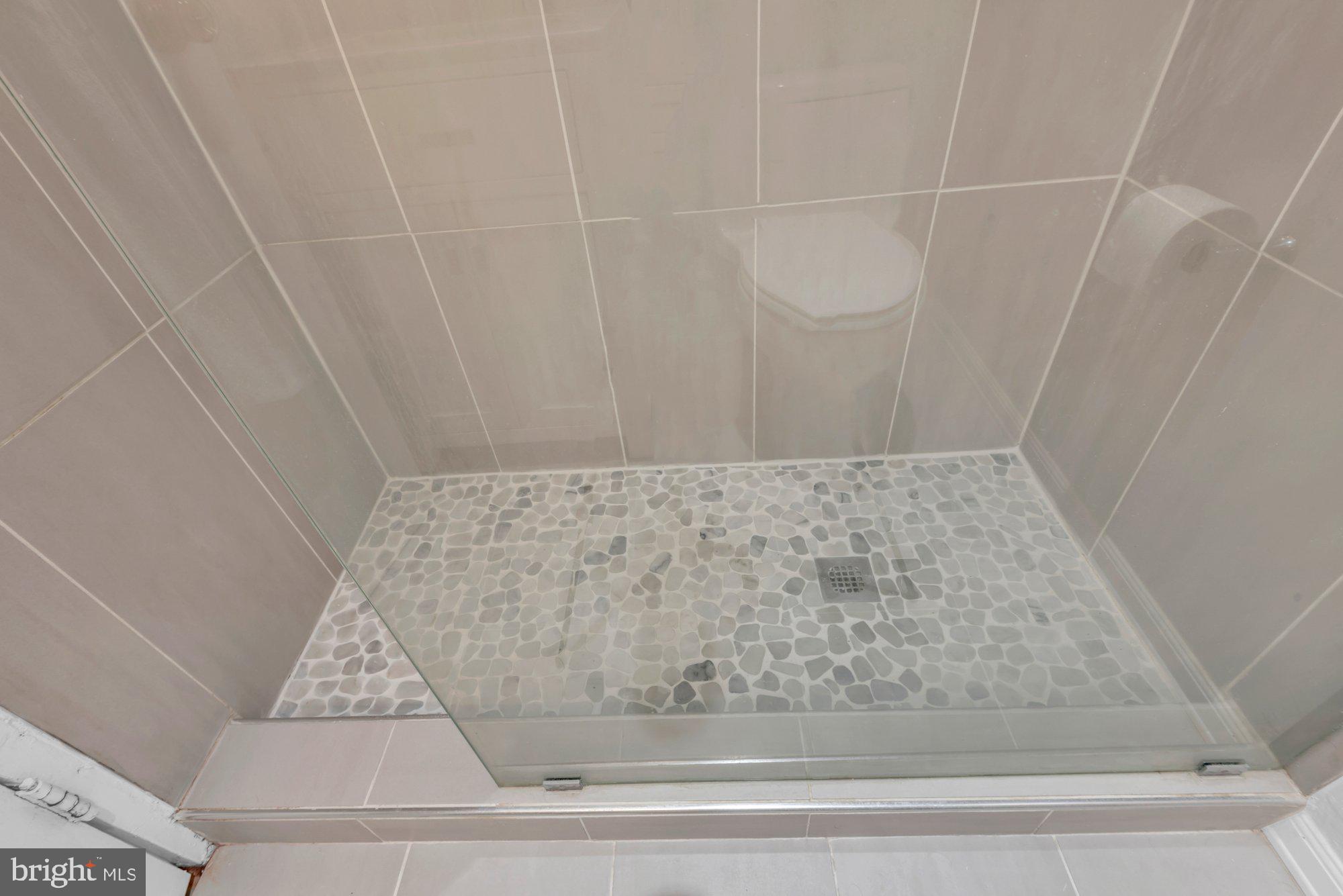 1263 Delaware Avenue Southwest, Unit 53 Washington, DC 20024 - Photo 24 of 65 Custom Tile Floor in Primary Bathroom