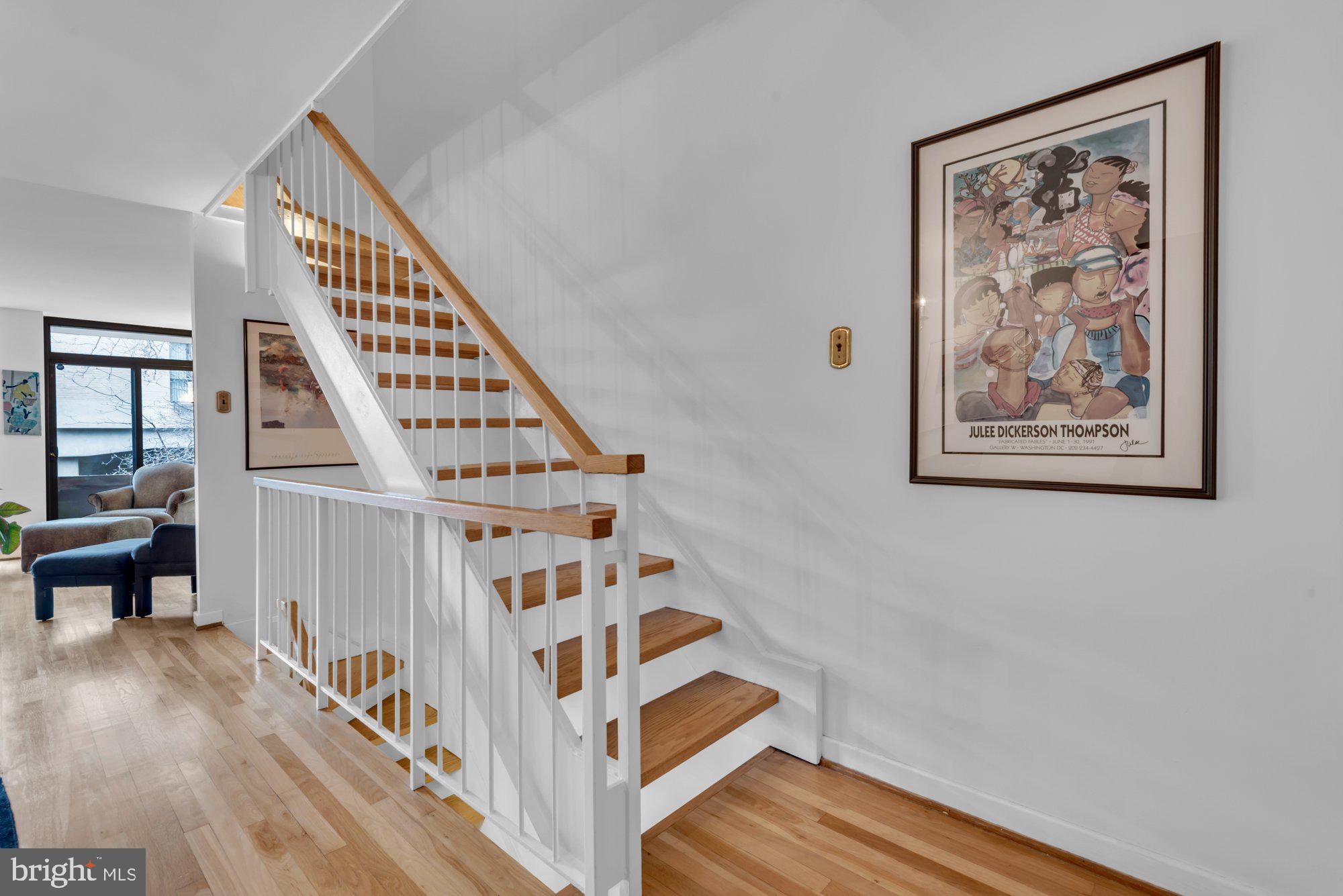 1263 Delaware Avenue Southwest, Unit 53 Washington, DC 20024 - Photo 31 of 65 Floating Staircase leads down to....