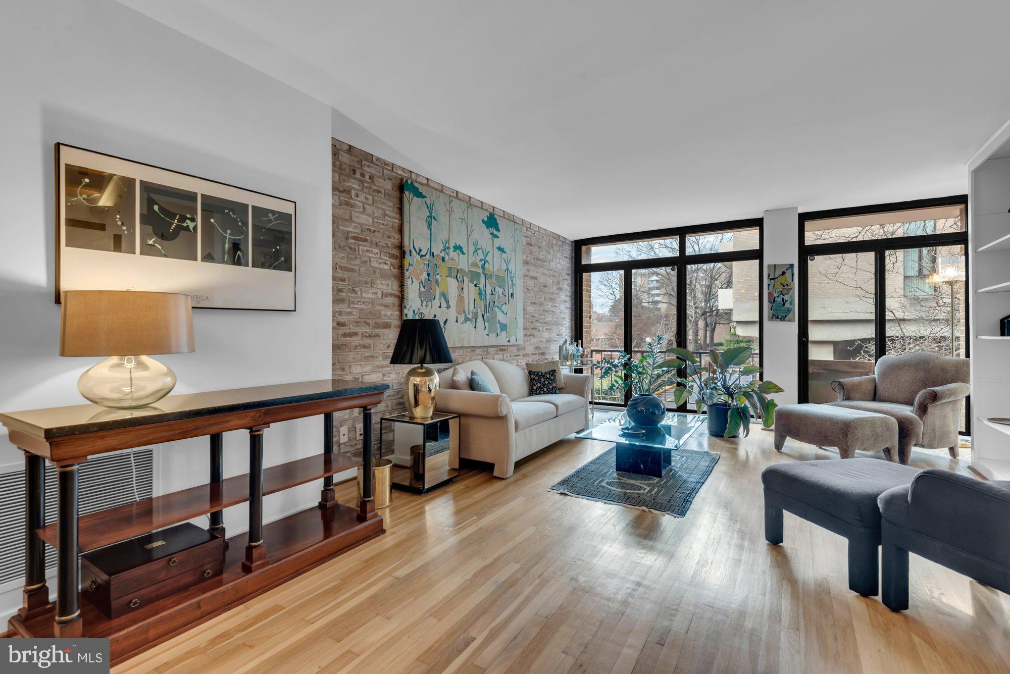 1263 Delaware Avenue Southwest, Unit 53 Washington, DC 20024 - Photo 8 of 65 Living Room flows effortlessly to Dining Room
