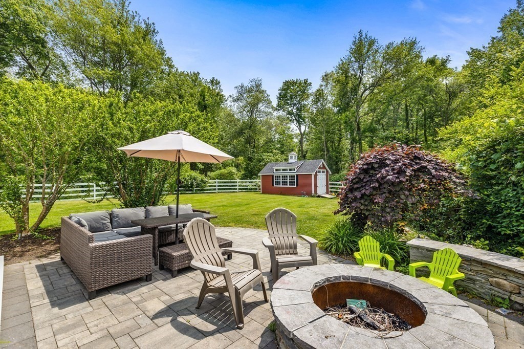 207 Tilden Road Scituate, MA 02066 - Photo 25 of 34 a view of a chairs and table in the back yard