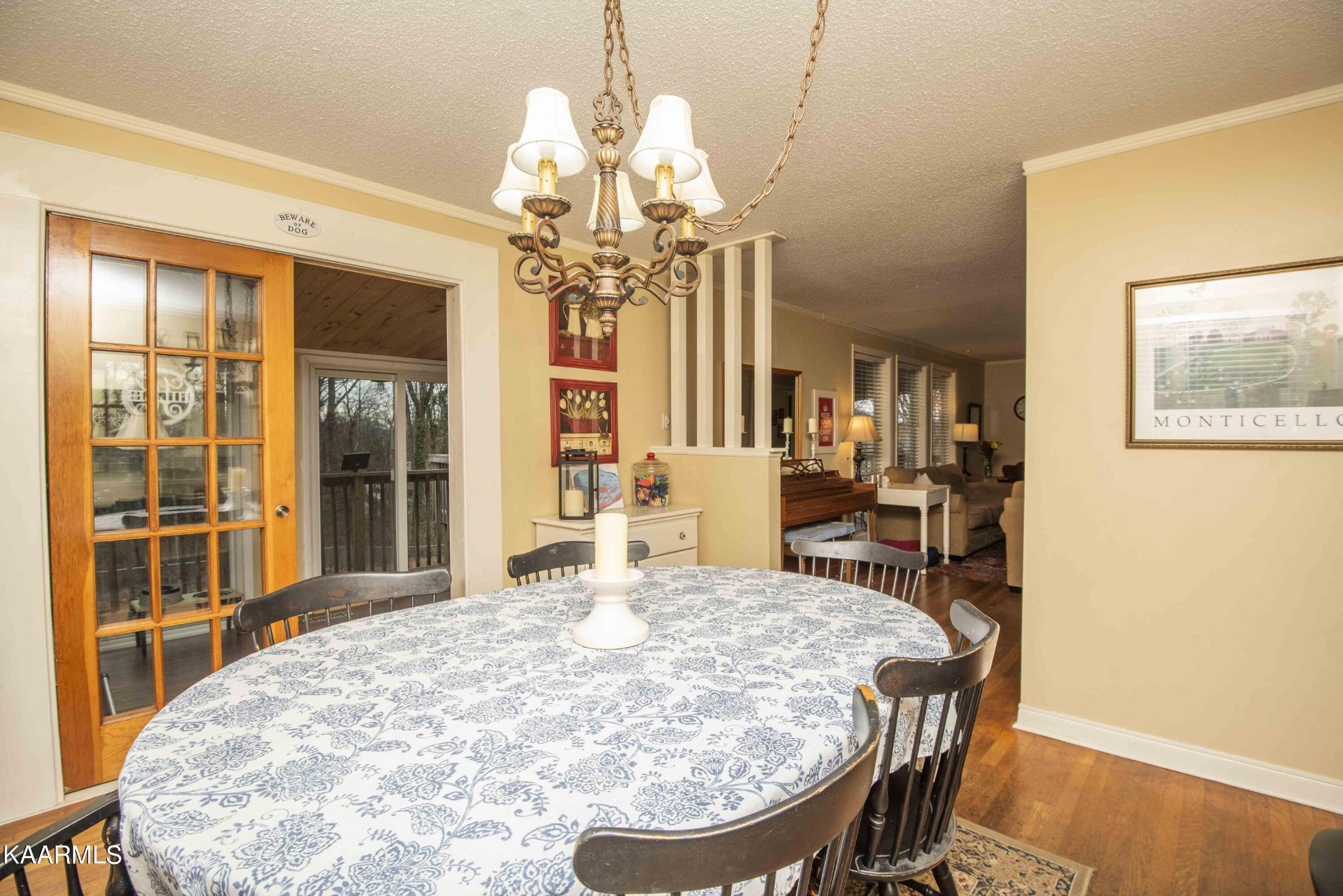 118 Tabor Road Oak Ridge, TN 37830 - Photo 22 of 44 a view of a dining room with furniture and wooden floor