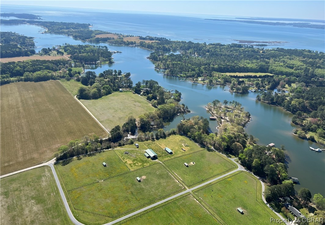 183 Farrier's Road White Stone, VA 22578 - Photo 16 of 19 Aerial view with a water view