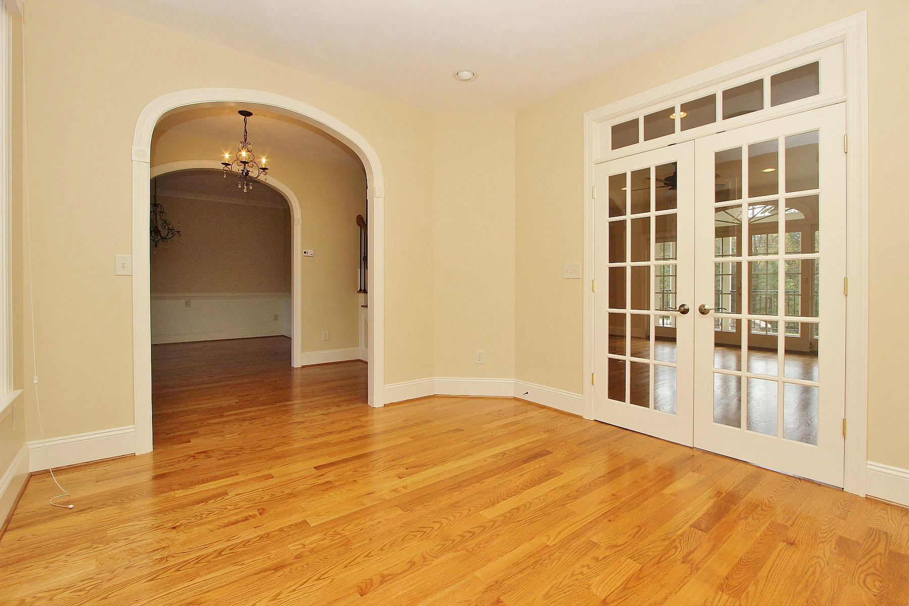 136 Claybrook Court Blue Ridge, VA 24064 - Photo 13 of 86 a view of empty room with wooden floor and windows