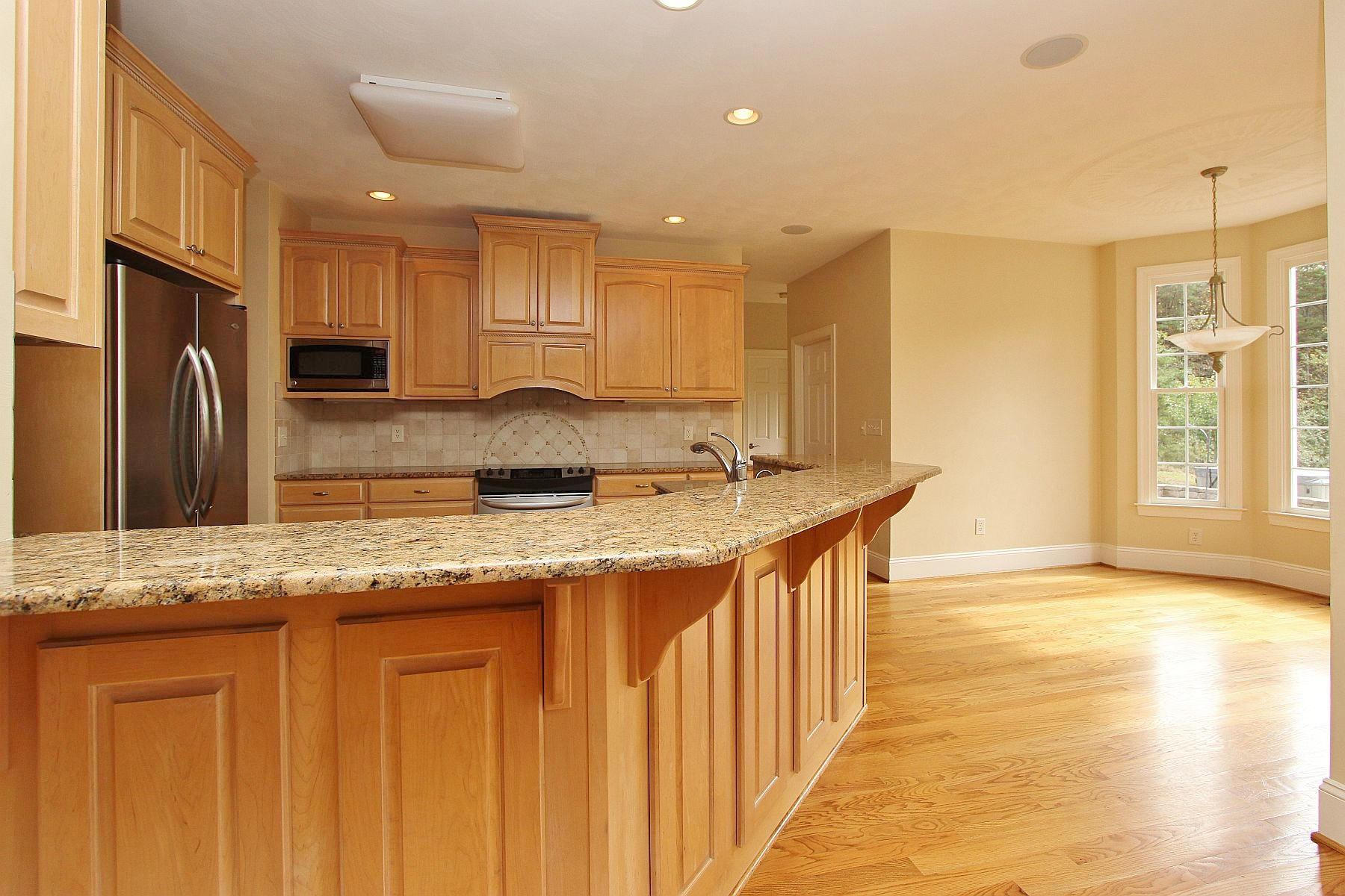 136 Claybrook Court Blue Ridge, VA 24064 - Photo 21 of 86 a kitchen with stainless steel appliances granite countertop a sink and a stove