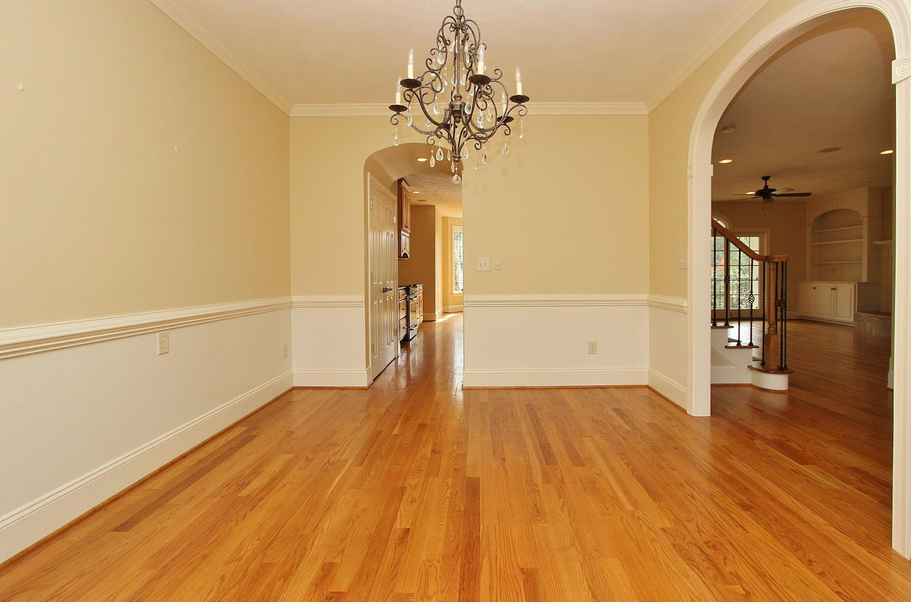 136 Claybrook Court Blue Ridge, VA 24064 - Photo 30 of 86 a view of a room with wooden floor and staircase