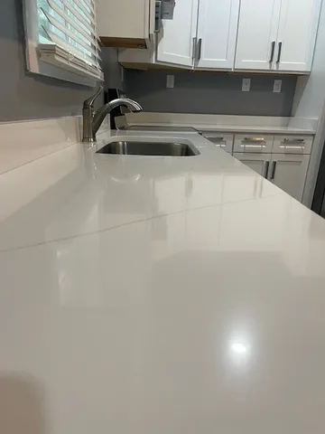 a close view of sink