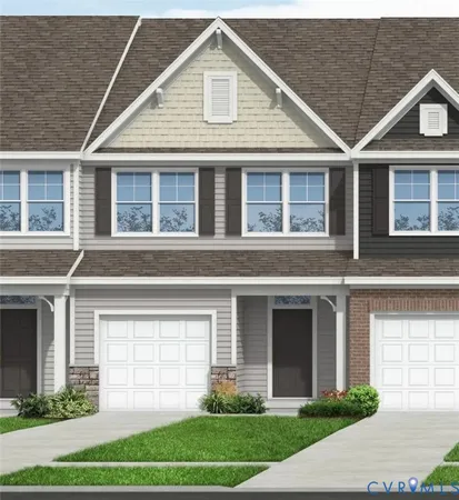 front view of a house and a yard