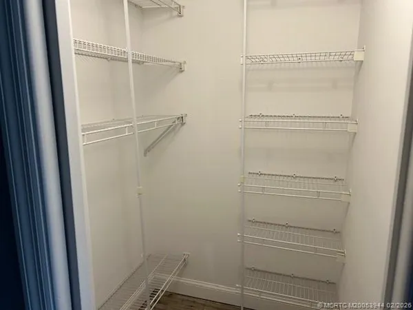 a view of walk in closet