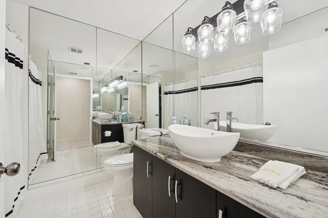 a living room with furniture and a gate