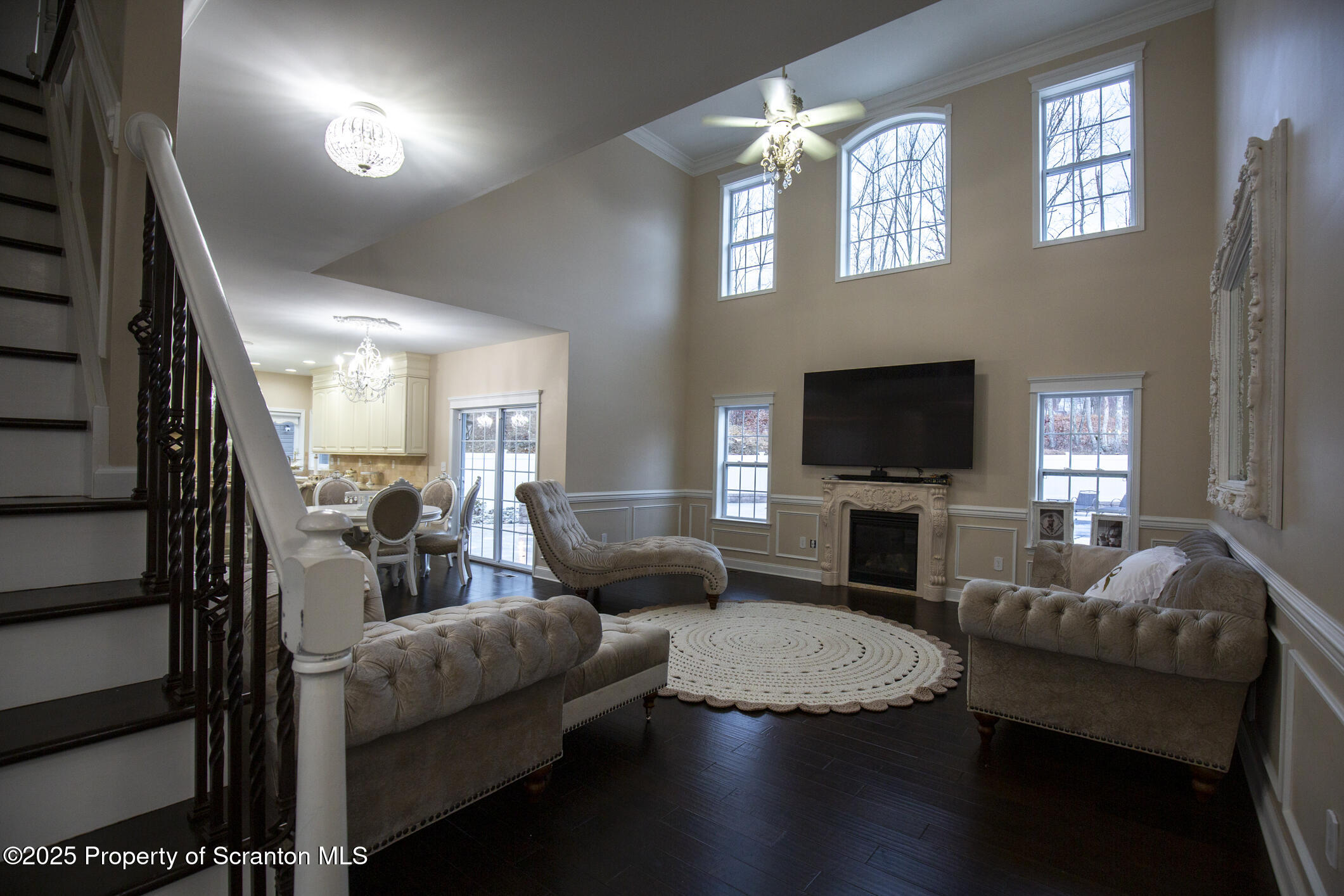 189 Long Run Road Drums, PA 18222 - Photo 24 of 72 a living room with furniture a flat screen tv and a fireplace