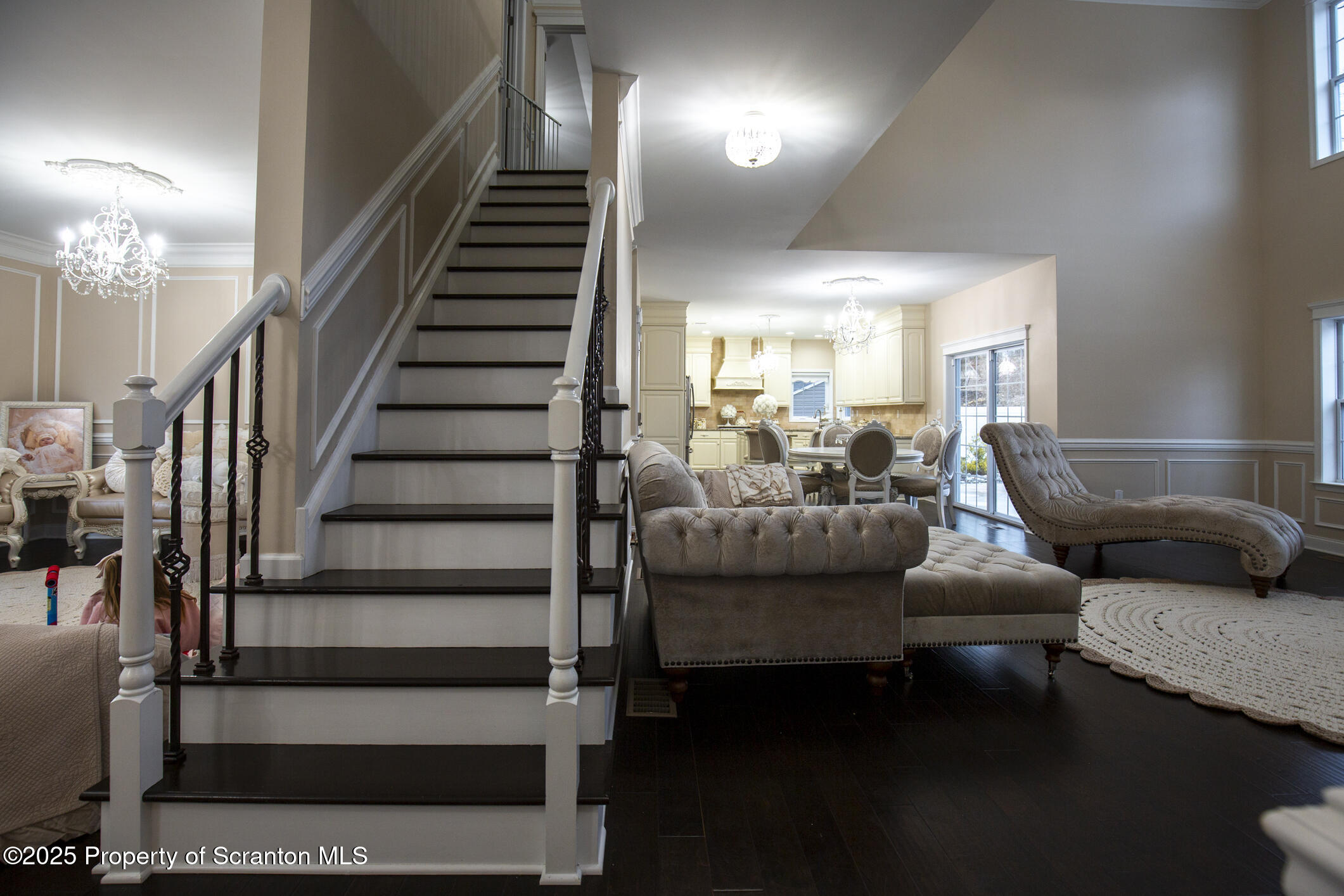 189 Long Run Road Drums, PA 18222 - Photo 25 of 72 a living room with furniture and a chandelier