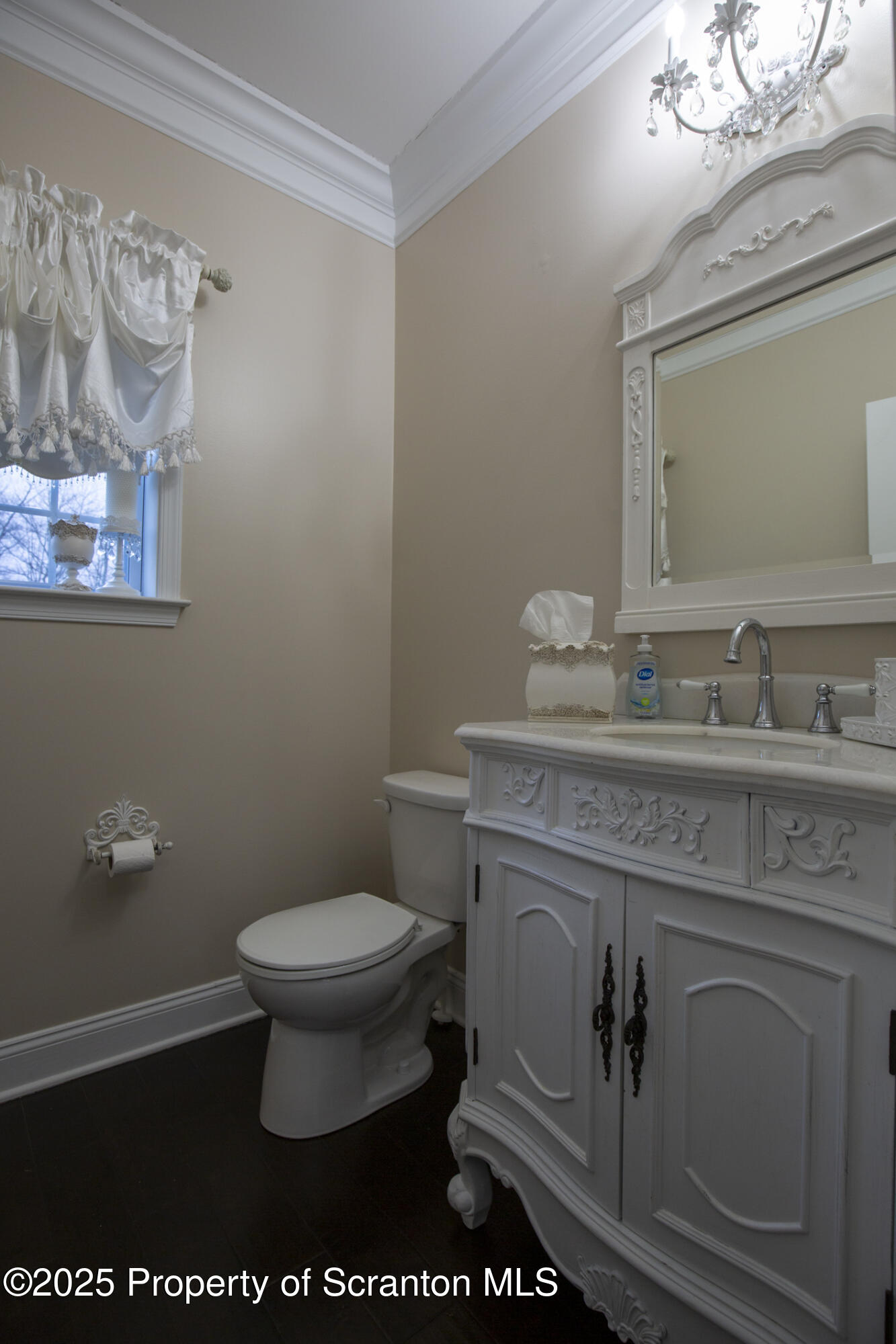 189 Long Run Road Drums, PA 18222 - Photo 57 of 72 a bathroom with a granite countertop toilet sink and mirror