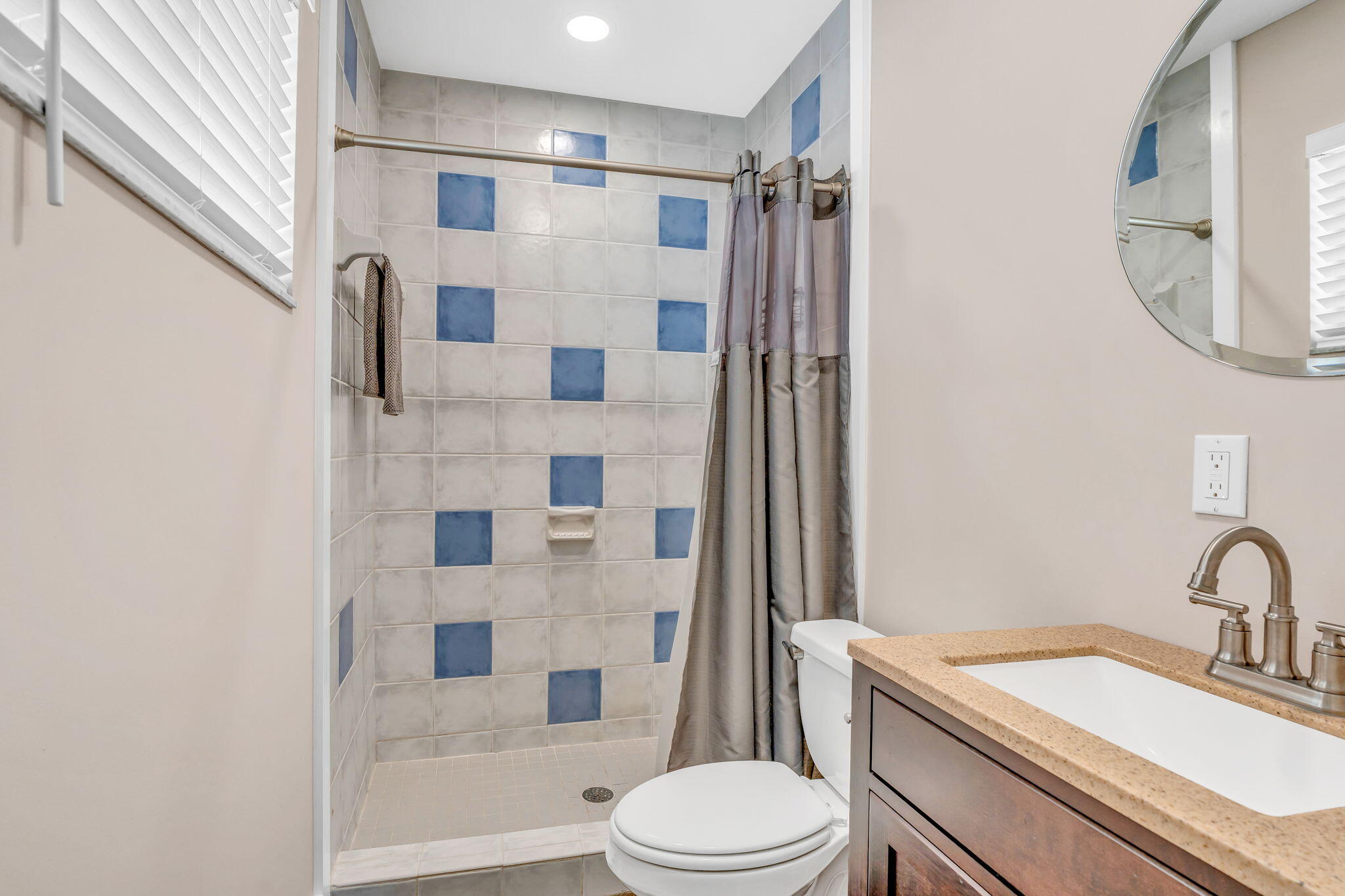 4 7th Street Key Colony Beach, FL 33051 - Photo 16 of 44 a bathroom with a sink toilet and shower