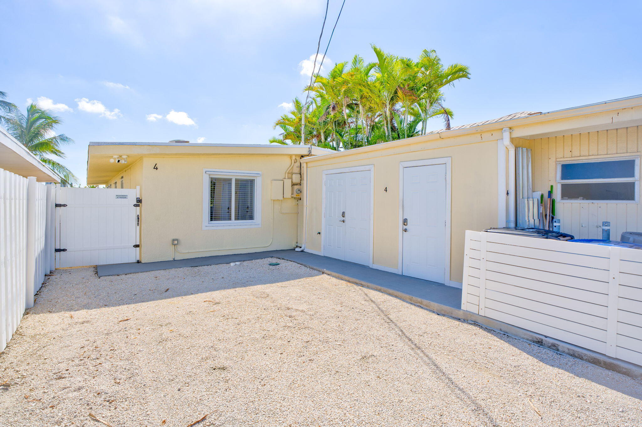 4 7th Street Key Colony Beach, FL 33051 - Photo 32 of 44 a view of a entrance gate of the house