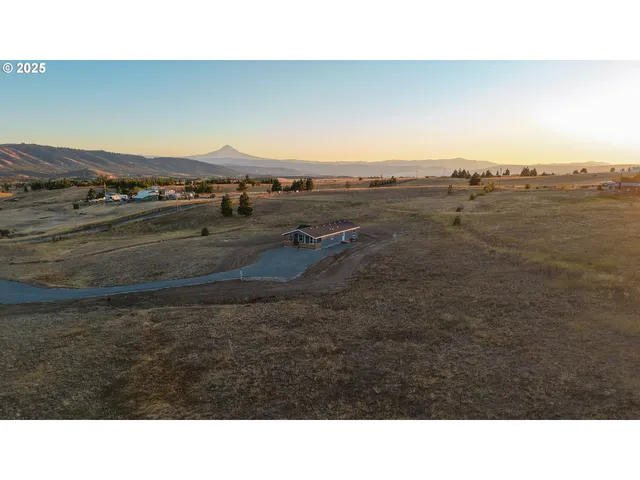 a open area with a yard